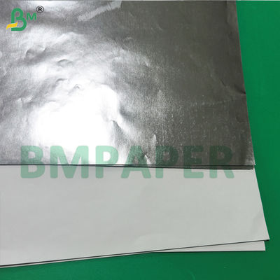 ورق ملصق البيرة C1S أبيض على جانب واحد ، فضي على الجانب الآخر 65-120gsm