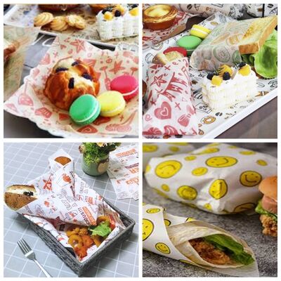 لفة جامبو من ورق الشحم الأبيض المخصص للطعام 40 جرامًا للمتر المربع 45 جرامًا للمتر المربع للطباعة فليكسو