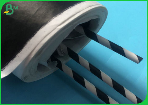 80gsm و 135 gsm شهادة FSC و FDA للطباعة ورقة سترو سوداء