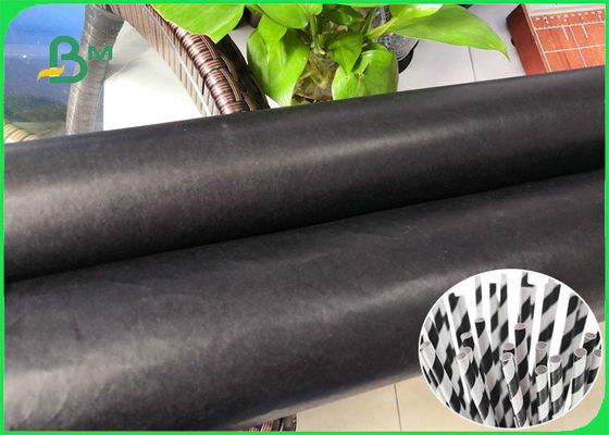 80G 135G ورقة القش ذات جانب واحد كامل أسود ملون قابل للطباعة