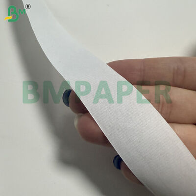 24mm 27mm White Cigarette Paper Rolls 25gsm Food Grade Striped Wrapping Paper
