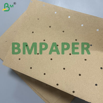90inch 72inch Perforated Brown Kraft Paper Rolls 80, Custom Lengths, Round Holes