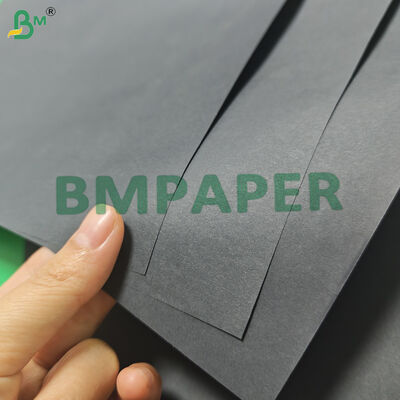 80g Black Kraft Wrapping Paper For Shopping Bag High Tensile Strength 25'' x 36''
