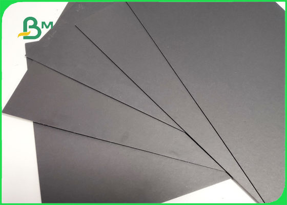 FSC SGS FDA حاصلة على شهادة 350gsm 400gsm من الورق المقوى الأسود لأغطية الكمبيوتر المحمول