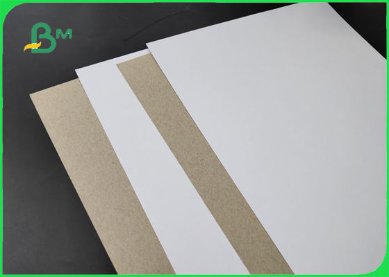 FSC 250/300 / 400gsm C1S رمادي الجانب الخلفي المصقول مع الأبيض 1MM 2MM 3MM