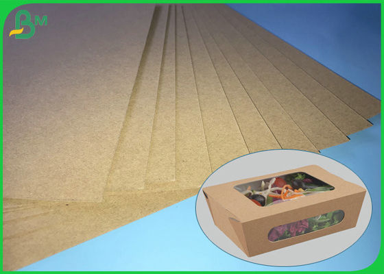 70 * 100 سم 200gsm - 400gsm FSC SGS Brown Kraft Board لصنع الصناديق