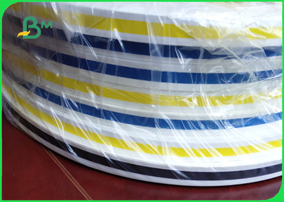 28g و 60g و 120g ورقة لفة القش الأزرق مرنة FSC و FDA قطاع الطباعة