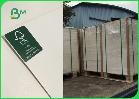 250gsm 270gsm 300gsm أبيض C1S العاج المجلس أضعاف جانب واحد المغلفة FSC معتمد