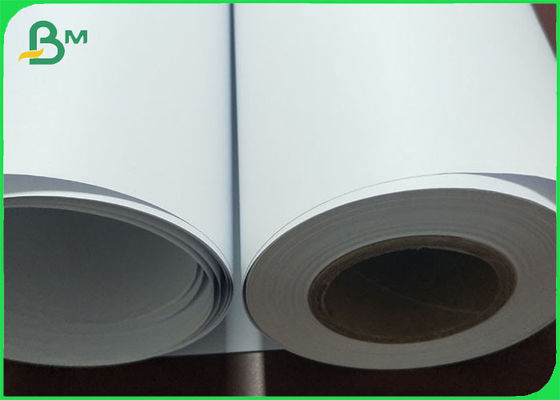 80G عالية الأبيض CAD الراسمة ورقة لفة 610 مم 914 مم FSC المعتمدة