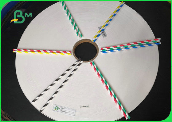 الورق المطبوع على الطلب الألوان الشرب القش للقهوة القش